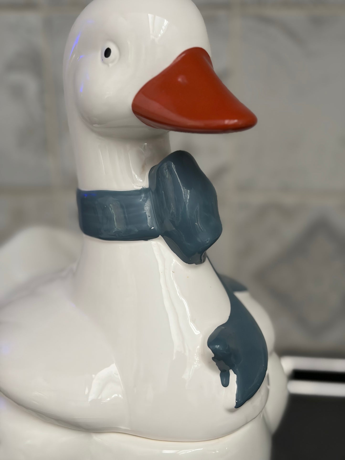 Vintage Goose Cookie Jar
