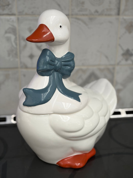 Vintage Goose Cookie Jar